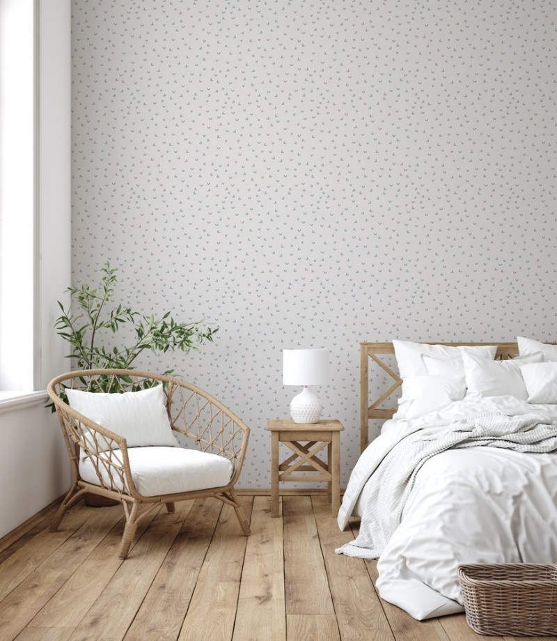 Bild på Little leaves in the wind in Grey - 1033201-01